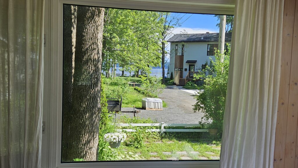 AirBnB Ausblick aus dem Cottage