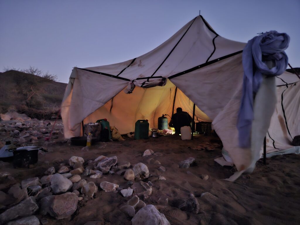 Sahara Trekkingtour - Küchenzelt