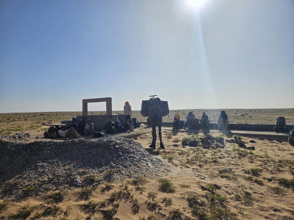 Sahara Tour - M'Hamid Brunnen vor den Toren der Stadt