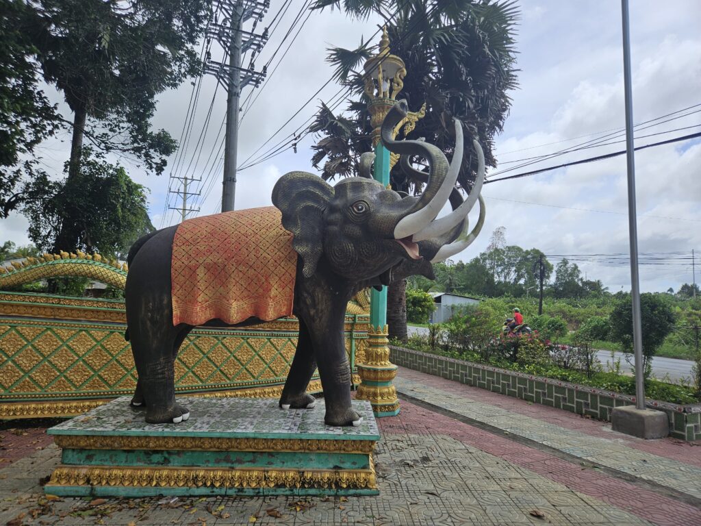 Mekong Delta - Worshipping elephants