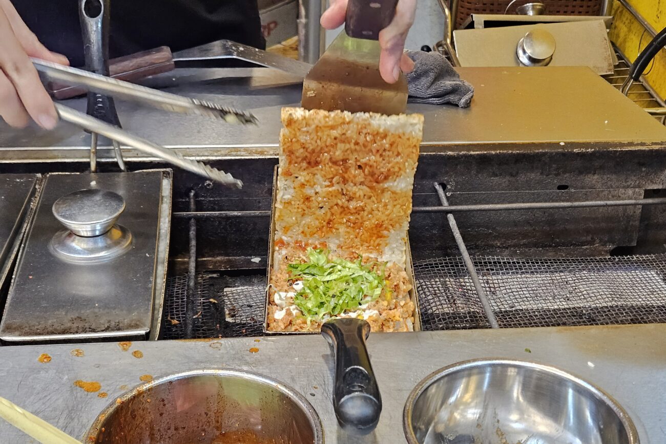 Hanoi - Koreanisches gebackenes Reis-Sandwich