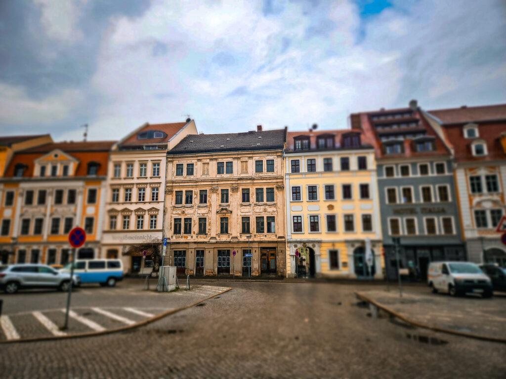 Görlitz - Pbermarkt Gebäude-Ensamble