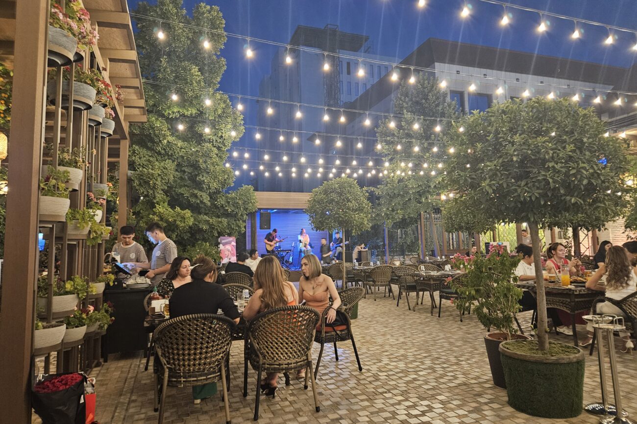 Tashkent - Restaurantterrasse
