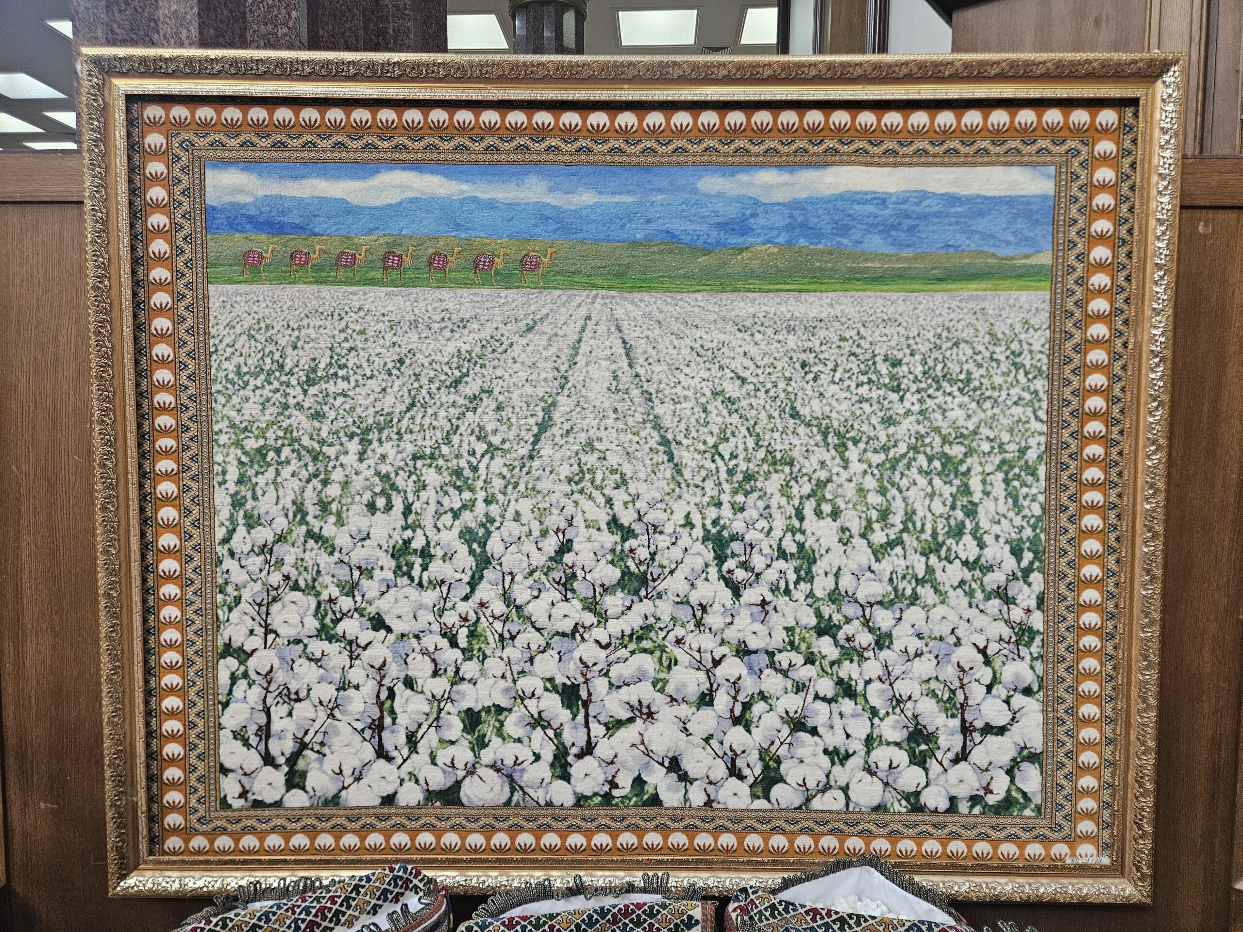 Teppiche Ashgabat - Baumwollfeld