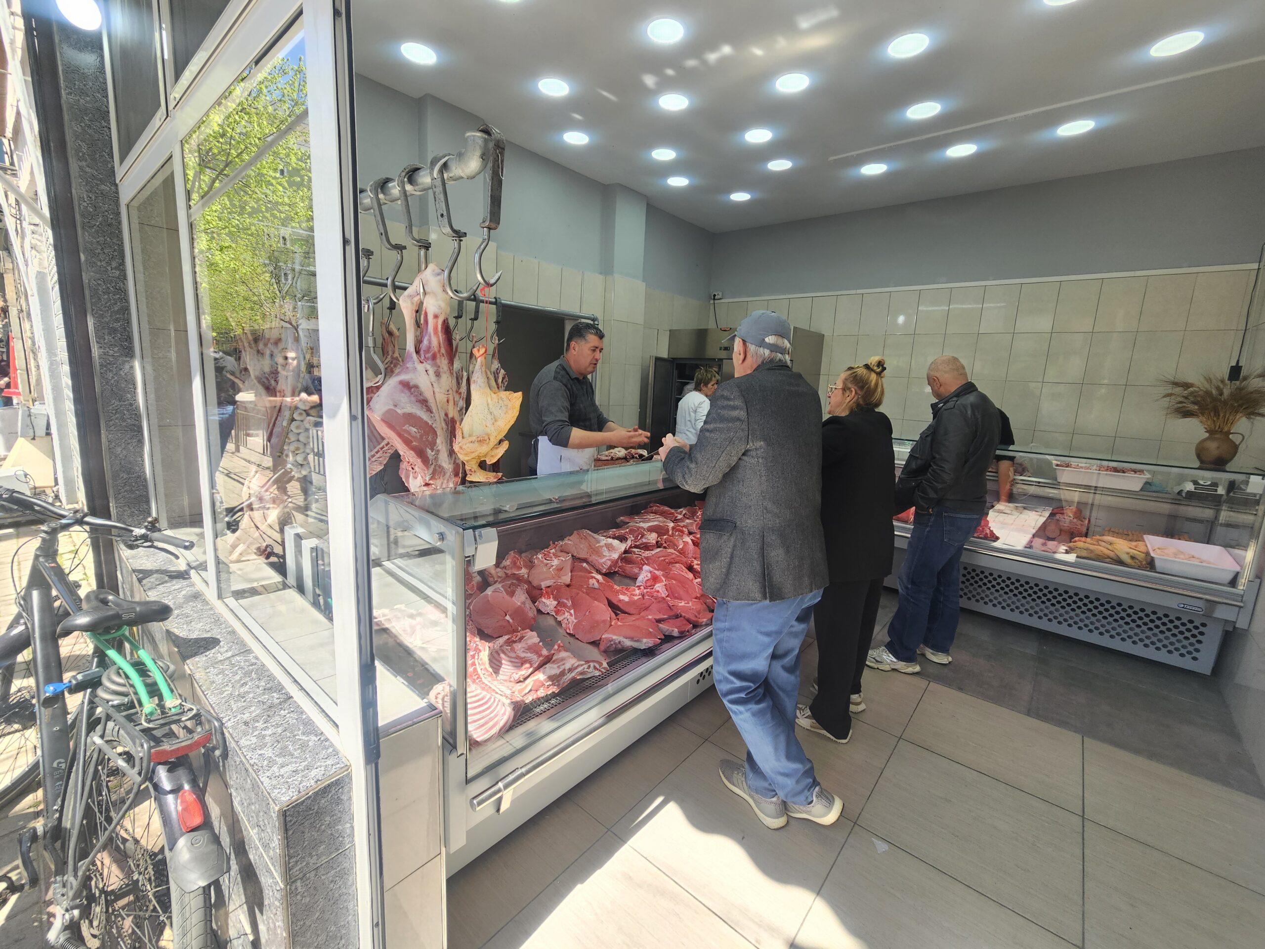 Tirana - Fresh meat market