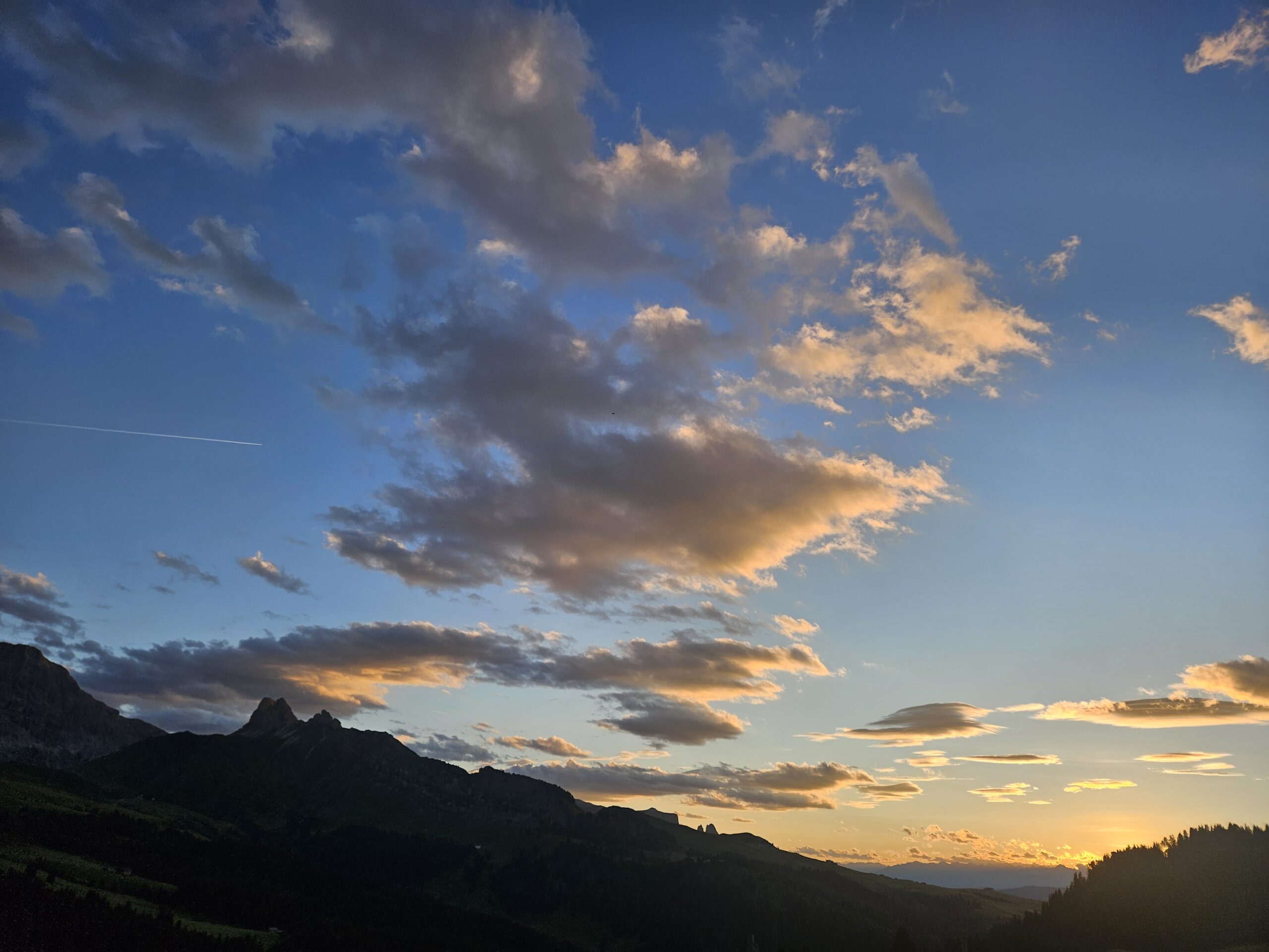 Zallinger Dolomiten - Abendhimmel