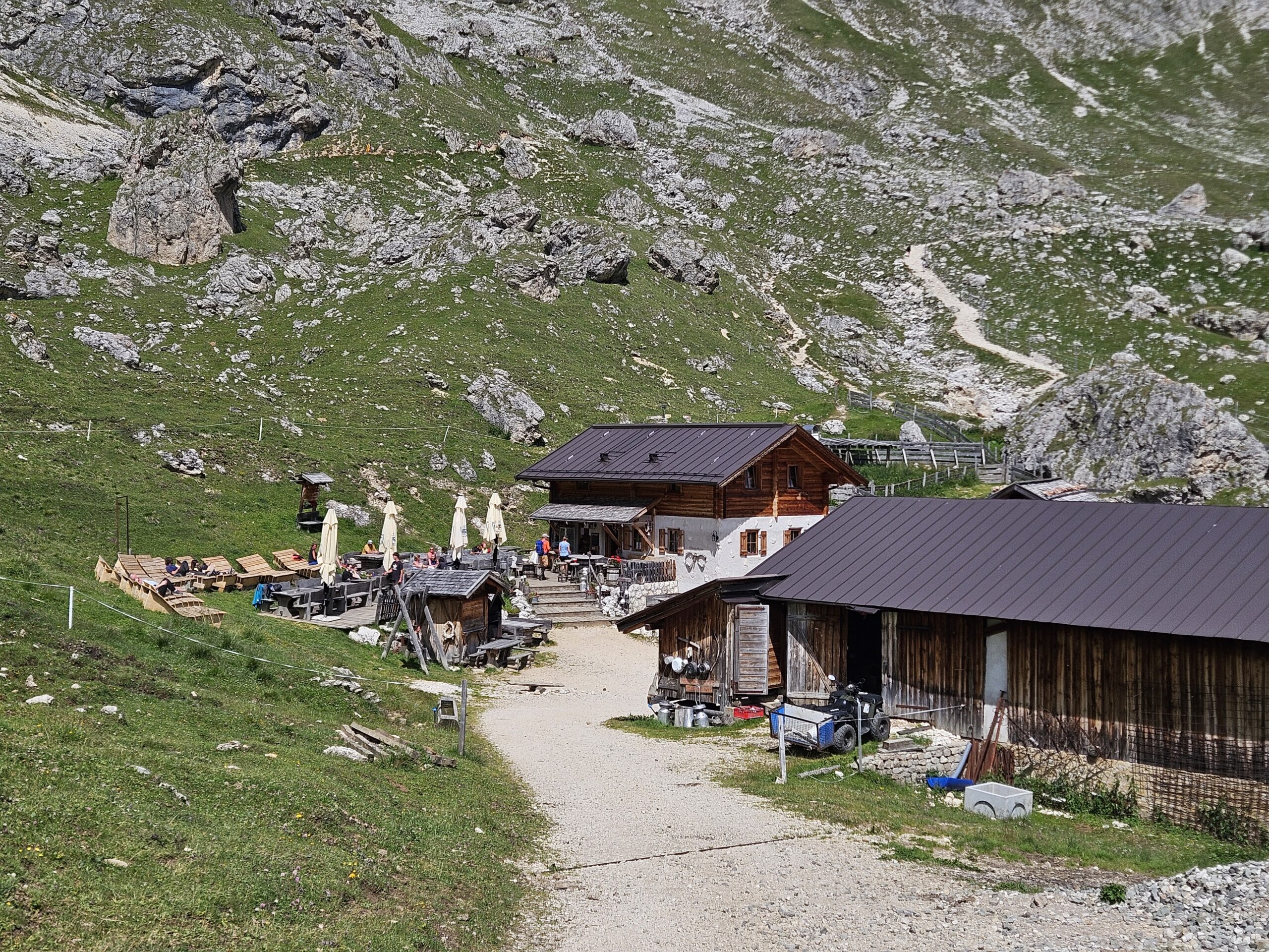 Zallinger Dolomiten - Plattkofelalmblick